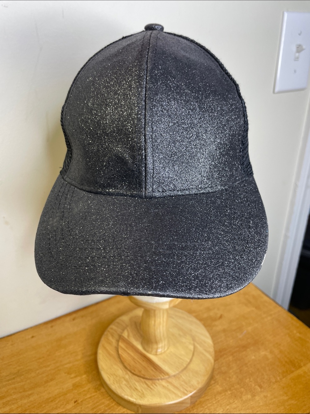 C.C Black Sparkle Baseball Cap